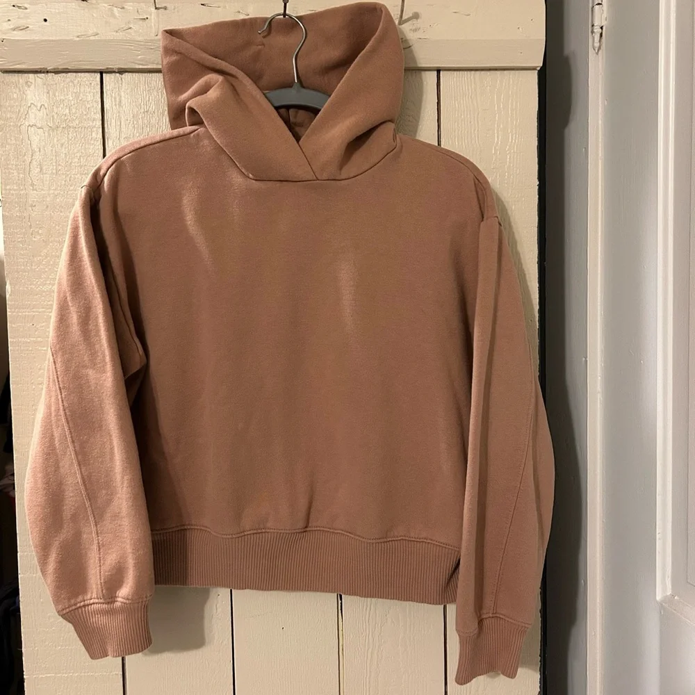a new day Women's Cropped Hoodie Sweater - Mauve Taupe - Picture 1 of 2